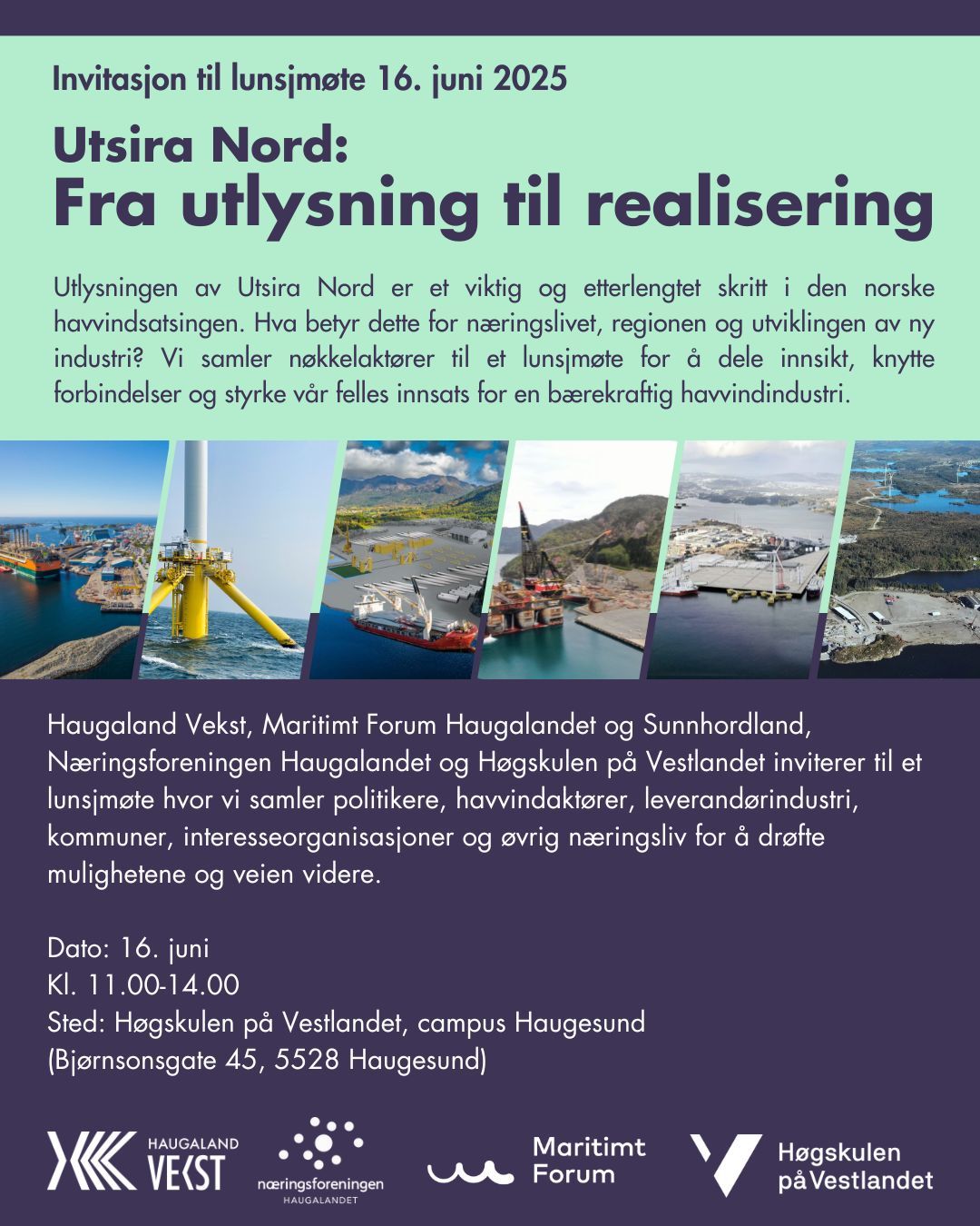 Lunsjmøte: Utsira Nord - Fra utlysning til realisering